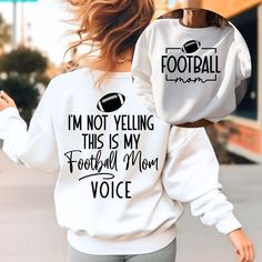 Funny Football Shirts For Women, Football Svg Free Cricut, Funny Football Shirts, Cheer Mom Svg, Game Day Svg, Football Mom Svg, Football Shirt Designs