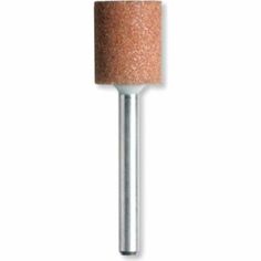 a metal pole with a cork top on the end and an orange sand inside it