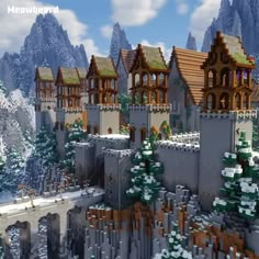 Pelinal Whitestrake Wallpaper, Minecraft Mega Build Inspiration, Castle Ideas Minecraft, Modern Minecraft Houses Interiors, Modern Minecraft Houses Tutorials, Minecraft House Survival, Minecraft House Ideas Survival, Minecraft Building Inspiration, Simple Minecraft House