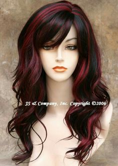 Red Brown Hair Color, Hair Highlights And Lowlights, Hair Color Burgundy, European Hair, Super Hair, Burgundy Hair, Hair Color Highlights