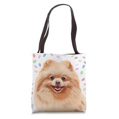 Pom Mom, Gift Totes, Pomeranian Dog, Dog Portraits, Mom Gift, Gifts For Mom