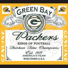 the green bay packers football ticket