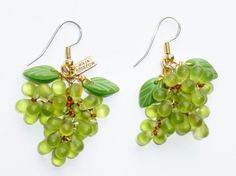 Vegetable Jewelry, Pretty Crafts, Lucite Jewelry, Gemstone Beads Jewelry, Earring Designs, Food Jewelry