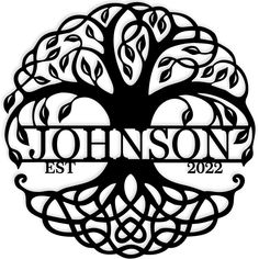 the logo for johnson est 2012