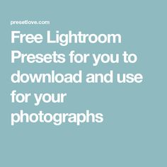 Free Lightroom Presets for you to download and use for your photographs in 2024 | Lightroom presets free, Lightroom presets, Presets . #Types_Of_Photography #Photoshop_Filters #Lightroom_Presets_Bundle #Free_Lightroom_Presets Photoshop Filters, Presets Download, Lightroom Presets Bundle, The 300, Lightroom Presets Download