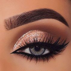 Prom Makeup For Brown Eyes, Smokey Eye Makeup Look, Wedding Eye Makeup, Bridal Eye Makeup