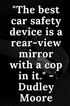 the best car safety device is a rear view mirror with a cop in it