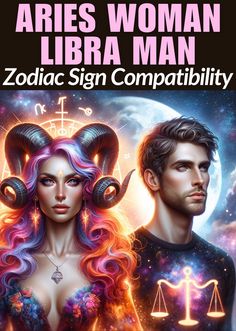 the cover to zodiac sign compability by aries woman and libra man