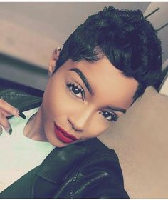 For more pins @¥ourMajesty Short Hair Styles Bob, Hair Styles Bob, Short Hairstyles For Black Women, Hairstyles For Black Women, Hair Envy