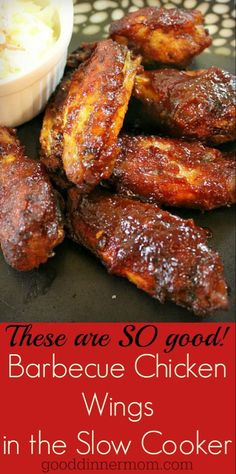 there are so good barbecue chicken wings