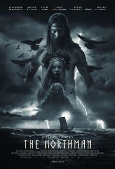 the movie poster for the northman