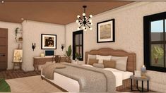 Bloxburg Bedroom Ideas Master Room, Cute Bloxburg Hotel Ideas, Cute Bloxburg Master Bedrooms, Roblox Bloxburg Master Room Ideas, Bloxburg Cottage Bedroom Ideas, Bloxburg House Ideas Bedroom Master, Girl Room Ideas Bloxburg, Bloxburg Fancy Bedroom Ideas, Parent Room Bloxburg