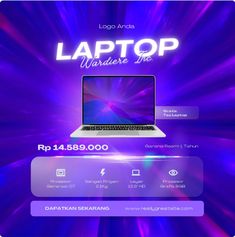 the laptop is on display in this advertisement