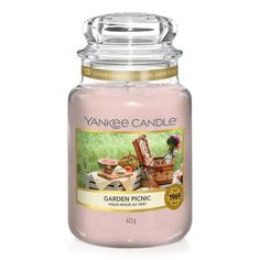 yankee candle garden picnic large jar