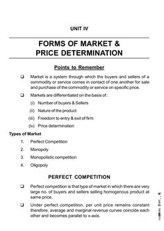 the form of market and price determination is shown in this document, which contains information about prices