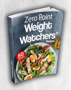 a cookbook with the title zero point weight watchers on it's cover