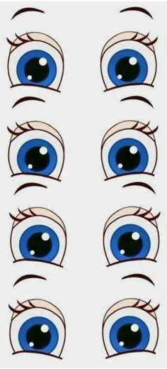 blue eyes with long lashes and brown eyebrows are shown in this drawing lesson for kids