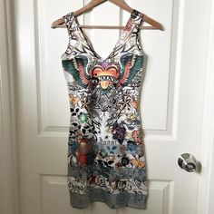 Ed Hardy- like y2k bandage dress with tattoo design
vintage y2k body central brand

great condition, like new

tag says size S #y2k #edhardy #bodycentral #bandagedress #tattoo Ed Hardy, Bandage Dress, Design Vintage, Tattoo Design, Vintage Y2k, Tattoo Designs, Women's Dress, Like New, Women Accessories