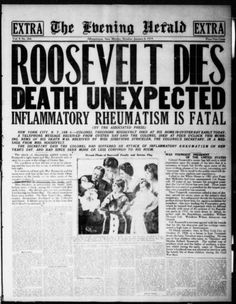 sagamore hill teddy roosevelt desth 1919 | Theodore Roosevelt Dies Jan 6,1919 Teddy Roosevelt, Usa Presidents, Theodore Roosevelt