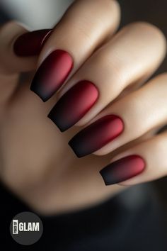 Elevate your fall nail game with stunning cranberry nails designs. These rich hues of red will add a touch of sophistication to your look, perfect for the autumn season. Whether you prefer cranberry nails acrylic or want to experiment with different styles, there are endless possibilities to express your creativity. From deep burgundy tones to bold glitter accents, cranberry nails are a chic and versatile choice for any occasion. Fall Nails Cranberry, Short Nail Designs Red, Burgundy And Black Nails, Oct Nails, Red And Black Nail Designs, Cranberry Nails, Sharp Claws