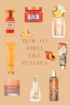 Tea Perfume, Peach Sorbet, Peach Ice Tea, Perfume Organization, Diy Skin Care Recipes, Peachy Keen