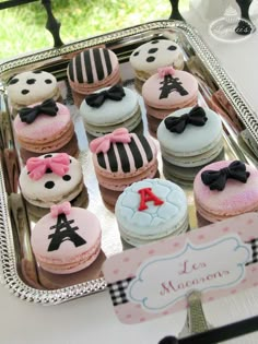 an image of some cupcakes on a tray