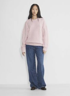 PEGGY SWEATER Peggy Sweater Aritzia, Aritzia Peggy Sweater, Outfit Ideas Soft Girl, Outfit Ideas Soft, Feminine Work Outfit, Peggy Sweater, Fall Transitional Outfits, White Jeans Spring, Aritzia Outfit