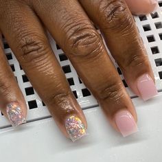 Work Nails Short, Really Short Acrylic Nails, Powder Pink Nails, Gym Nails, Shorties Nails Square, Nails Work, Short Coffin Nails Designs, Nails Short Square, Accepting New Clients