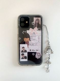 Cute Iphone Case Ideas, Yoshitomo Nara Phone Case, Phone Case Kpop Ideas, Case Ideas Phone, Decorating Phone Cases Diy, Photo Card Phone Case, Chunky Phone Case, Kpop Phone Case Ideas, Cute Phone Cases Diy