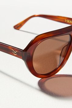 Acetate 100% UV protection Spot clean Imported | Aspen Sunglasses by I-SEA in Brown, Women's, Acetate at Anthropologie Summer Acetate Shield Sunglasses With Uv Protection, Aspen, Uv Protection, Anthropologie, Top Brands, Shop My, Sunglasses, Luxury Fashion, Black