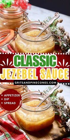 classic jezebel sauce Glaze For Ham, Jezebel Sauce, Easy Christmas Party, Make Ahead Appetizers, Easy Holiday Recipes, Finger Foods Easy, Holiday Menus, Country Cooking, Southern Cooking