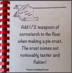 a recipe book with instructions on how to cook