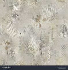 an old, grungy wallpaper with abstract designs