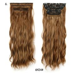 Women's Long Curly Hair Fake Water Ripple Curly Hair Four-piece Set of Chemical Fiber Hair Extensions Features: Hair Extensions Ponytail Curls are natural, realistic and stylish, adding length, volume to your hair. Our wig extension cords use clip to increase the security of the hair band the trouble of hair slipping. Material: 100% synthetic Japanese high temperature fiber (heat resistance: 300-350 or 150-180). For daily use, live performances, parties, cosplay, halloween, concerts, weddings, t Ponytail Curls, Hair Extensions Ponytail, Extensions Ponytail, Short Lace Front Wigs, Curled Ponytail, Extension Cords, Natural Wigs, Curly Hair Wig, Ponytail Extension