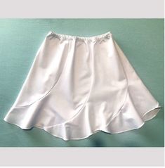 Bell-shaped Mini Skirt Ameynra design, White. Size S. OOAK  | eBay Spiral Skirt, Disco Dance Party, Cute Mini Skirt, Skirt With Elastic Waistband, Hip Stretches, Green Mini Skirt, Disco Dance, Ruffle Mini Skirt, White Mini Skirt