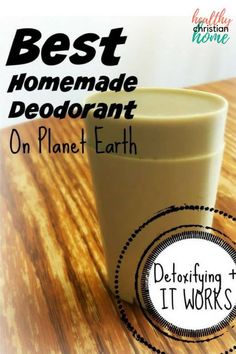 the best homemade deodorant on planet earth is shown in this ad for it works