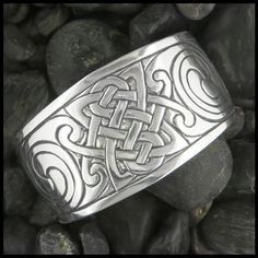 This bold bracelet is named for the whirlpool off the west of Scotland. This cuff is available in 4 sizes appropriate for the most muscular wrist down to petite. Approximately 1 1/4" wide at the center of the front, tapering to 7/8" in the back. Available in Small, Medium, Large or Extra Large. Prices vary depending on size. Item number: SW333 Original designs © Stephen Walker Please call or email for more information800.488.6347 or service@walkermetalsmiths.com Celtic Knot Bracelet, Shamrock Earrings, Celtic Bracelet, Cozy Wear, Viking Ring, Sterling Silver Cuff Bracelet, Celtic Jewelry, Silver Jewelry Handmade, Sterling Silver Cuff