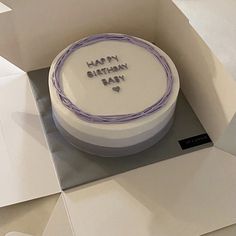 a birthday cake with the words happy birthday day written on it in white frosting