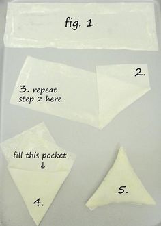 the instructions for how to make an origami kite