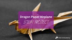 Wondering how to make a dragon paper airplane? This is a fun STEM activity for kids of all ages! Simple Stem Activities, Stem Activity For Kids, Dragon Paper, Fun Stem Activities, Make A Dragon, Homeschool Crafts, Stem Activity, Paper Airplane