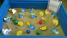 a sandbox filled with lots of different types of numbers