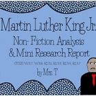 martin luther king jr's non fiction analyses and mini research report