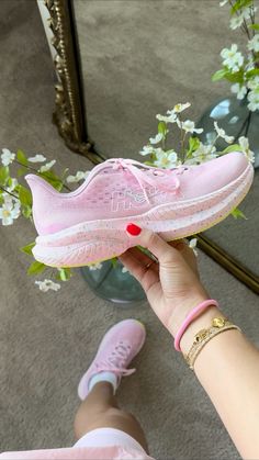 Pink Running Aesthetic, Pink Hoka Shoes, Disney Princess Inspired Outfits, Hoka Sneakers, Shoe Wishlist