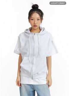 Light gray / M/L Oversized Gray Hooded Jacket Trendy Style, Trendy Oversized Gray Hooded Jacket, Heather Grey Athleisure Sweatshirt, Cotton Hooded Jacket For Streetwear, Gray Hoodie For Everyday Spring Wear, Gray Cotton Trendy Hoodie, Streetwear Sportswear Hoodie With Zipper Closure, Urban Gray Sweatshirt For Spring, Sportswear Hoodie With Zipper For Streetwear