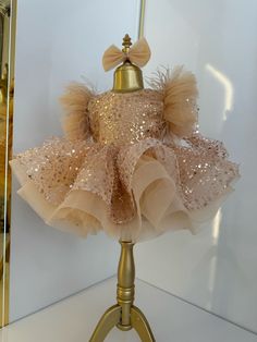 Gold Sequined Baby Girl Dress, Toddler Pageant Dress for Girls, Puffy Girl Dress, Baby Tulle Dress, Gold Princess Dress, Baby Birthday Dress This brown baby dress is specially designed and handmade for your baby girl. Your girl will be like a princess with these dresses that she can wear on special occasions such as birthdays, weddings and christmas. This dress, which will create your girl's style with a clasp, is ideal for special occasions. Check out our baby girl dresses selection for unique Gold Ruffled Tutu Dress For Wedding, Gold Tulle Dress With Ruffles, Gold Tulle Tutu Dress With Ruffles, Princess Gold Tutu Dress With Ruffles, Gold Princess Tutu Dress With Ruffles, Princess Style Gold Tutu Dress With Ruffles, Gold Ruffled Dress For Birthday, Cute Gold Party Dress, Party Baptism Dress With Tulle Ruffles