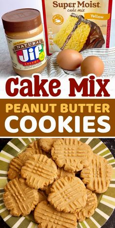 A simple box of cake mix can transform your baking game, especially when it comes to creating irresistibly soft cookies. In our house, peanut butter reigns supreme, making this our top choice for a peanut butter treat. Whether you choose yellow, white, or chocolate cake mix, these cookies are a hit. My kids absolutely love them for their extra softness and delightful texture. Serve them warm with a glass of milk, and you'll see why they're a family favorite. Cake Mix Gooey Butter Cookies Betty Crocker, Simple Cake Mix Cookies, Cake Mix Cookies Peanut Butter, Cookies Made From Cake Mix Boxes Peanut Butter, Peanut Butter Cake Mix Cookies Recipes, Peanut Butter Cookies With Cake Mix Easy, Cookie Recipe From Box Cake, Peanut Butter Cake Cookies, Keto Box Cake Mix Recipes