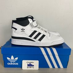 Brand New. Never Worn. Come With Original Box . I Carefully Package And Ship Immediately. Let Me Know If You Have Any Questions. Mens Sz 11 Box Is Badly Damage Touch The Follow Bottom To Get Updated Every Day About New Deals. Don’t Be Afraid To Offer! Black Shoes Mens, Adidas Forum Mid, Olive Green Sneakers, Adidas Nmd R1 Black, White Black Shoes, Adidas Suede, Adidas Pharrell Williams, Sneakers High Top, White Tennis Shoes