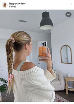 Hairstyles Preppy, Hairstyles Bows, Greta Wilson, Volleyball Hair, Preppy Hairstyles, Sport Hair, Ribbon Hairstyle