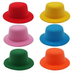 PRICES MAY VARY. Top quality black mini formal hats. Quantity: 6 pcs. Hat Size is about 5.1" wide x 2" high. Suitable for making hair accessories, pet accessories and other crafts.  Production Description
 1. Top quality black mini formal hats.
 2. Quantity: 6 pcs.
 3. Hat Size is about 5.1" wide x 2" high.
 4. Suitable for making hair accessories, pet accessories and other crafts. Cheap Adjustable Hats For Costume Party, Cute Cheap Hats For Play, Playful Cheap Mini Hats For Birthdays, Cheap Fitted Mini Hat With Short Brim, Paper Hat Miniature, Cheap Wide Brim Mini Hats, Cheap Vintage Hats For Outdoor Activities, Cheap Handmade Mini Hats For Summer, Mini Top Hat Pattern Free