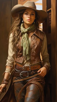 Western Outfits Women Pictures, Western Style Clothing For Women, Cowboy Clothes Women, Cowboy Looks For Women Outfits, Women Cowboy Outfits, Cowgirl Art Wild West, Cowboy Women Outfits, Cowboy Outfit Women, Cowboy Outfits For Women Cowgirls